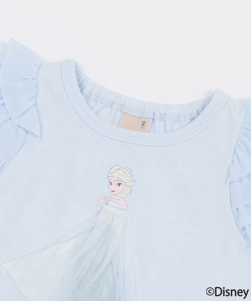 Disney（ディズニー）の「【Disney】チュール袖グラフィックT（Tシャツ/カットソー・キッズ・ライトブルー/オフホワイト/ライトピンク/ラベンダー/イエロー・120cm/110cm/100cm/90cm/80ｃｍ/130cm）」の6枚目の写真