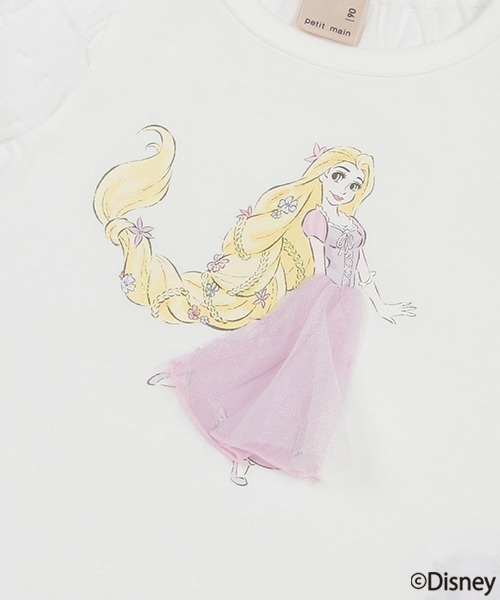 Disney（ディズニー）の「【Disney】チュール袖グラフィックT（Tシャツ/カットソー・キッズ・ライトブルー/オフホワイト/ライトピンク/ラベンダー/イエロー・120cm/110cm/100cm/90cm/80ｃｍ/130cm）」の8枚目の写真
