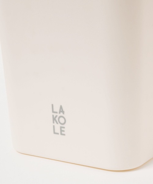 LAKOLE(ラコレ)の「ワンタッチダストボックス / 114429(ダストボックス・レディース・チャコール/オフホワイト・FREE)」の11枚目の写真