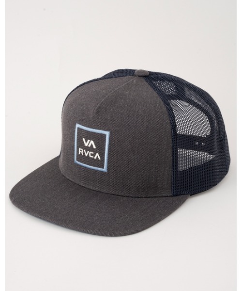 RVCA（ルーカ）の「RVCA メンズ VA ALL THE WAY TRUCKER キャップ 【2024年夏モデル】/ルーカ帽子（キャップ・メンズ・ブラック×ホワイト/インディゴブルー・FREE）」の2枚目の写真