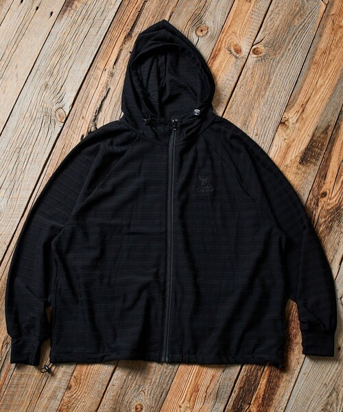 Jonas Claesson（ジョナスクレアッソン）の「JONAS CLAESSON/ジョナスクレアッソン ラッシュパーカー/フルジップパーカー/ラッシュガード/水陸両用（ラッシュガード・メンズ・ブラック・MEDIUM/LARGE）」の15枚目の写真