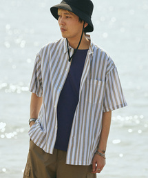 JOURNAL STANDARD relume | Singla textiles マルチストライプ半袖シャツ By India(シャツ/ブラウス)