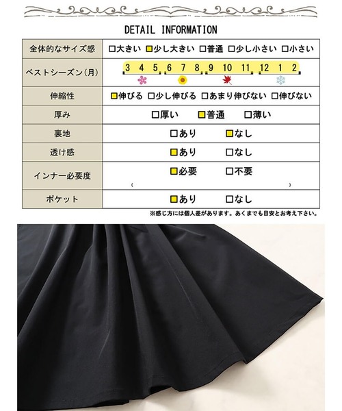GOLDJAPAN(ゴールドジャパン)の「ボリュームポケットノースリーブワンピース【大きいサイズ対応】(ワンピース・レディース・ブラック・LL/3L/4L/5L)」の18枚目の写真
