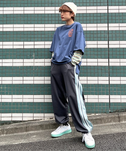 DOUBLE NAME（ダブルネーム）の「POPCORN BOX BACK刺繍TEE/ユニセックス（Tシャツ/カットソー・レディース・レッド/ネイビー/オフホワイト・FREE）」の13枚目の写真