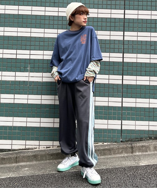 DOUBLE NAME（ダブルネーム）の「POPCORN BOX BACK刺繍TEE/ユニセックス（Tシャツ/カットソー・レディース・レッド/ネイビー/オフホワイト・FREE）」の12枚目の写真