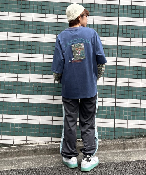 DOUBLE NAME（ダブルネーム）の「POPCORN BOX BACK刺繍TEE/ユニセックス（Tシャツ/カットソー・レディース・レッド/ネイビー/オフホワイト・FREE）」の11枚目の写真