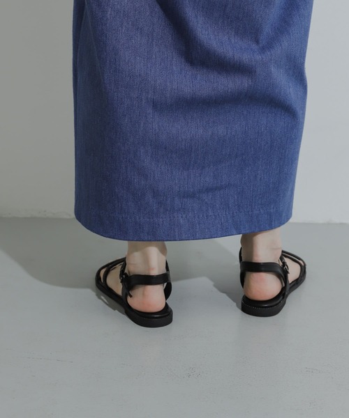 SENSE OF PLACE by URBAN RESEARCH（センスオブプレイスバイアーバンリサーチ）の「ラインストーンサンダル（サンダル・レディース・シルバー/ピンクベージュ/ブラック・LARGE/SMALL/MEDIUM）」の11枚目の写真