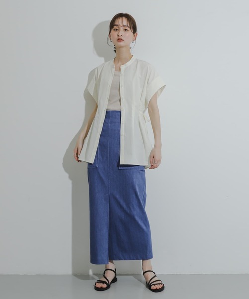 SENSE OF PLACE by URBAN RESEARCH（センスオブプレイスバイアーバンリサーチ）の「ラインストーンサンダル（サンダル・レディース・シルバー/ピンクベージュ/ブラック・LARGE/SMALL/MEDIUM）」の12枚目の写真