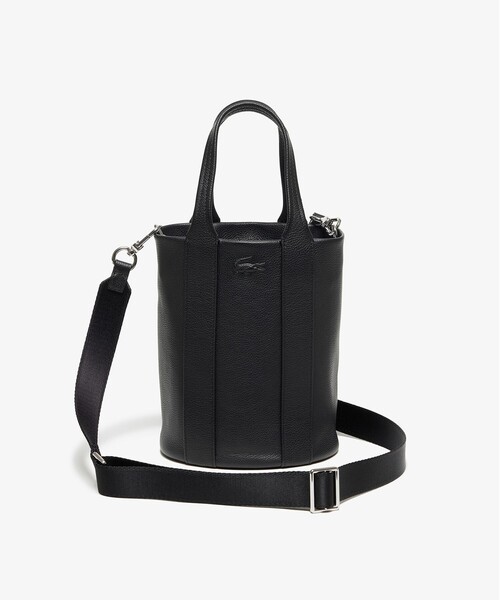 LACOSTE(ラコステ)の「シティコート バケットショルダーバッグ(ショルダーバッグ・レディース・ダークグリーン/ブラック・FREE)」の2枚目の写真