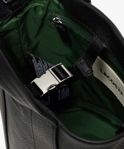 LACOSTE(ラコステ)の「シティコート バケットショルダーバッグ(ショルダーバッグ・レディース・ダークグリーン/ブラック・FREE)」の8枚目の写真