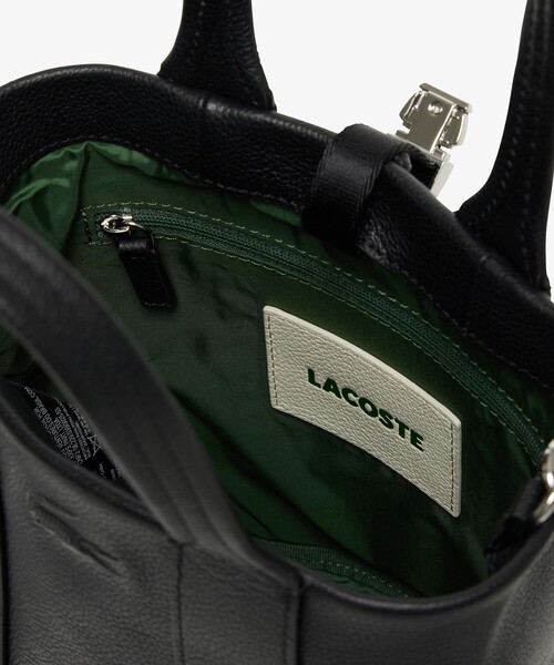 LACOSTE(ラコステ)の「シティコート バケットショルダーバッグ(ショルダーバッグ・レディース・ダークグリーン/ブラック・FREE)」の7枚目の写真