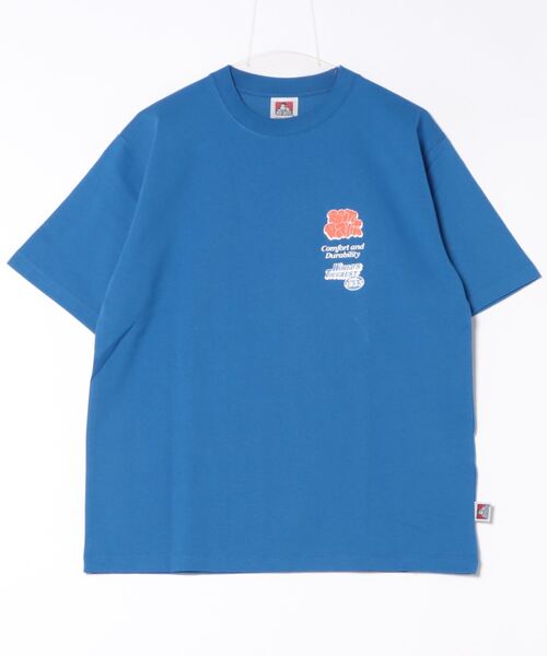 Right-on(ライトオン)の「【BEN DAVIS】オーバーラップ Tシャツ(Tシャツ/カットソー・メンズ・ブラック/ブルー/ホワイト・MEDIUM/LARGE/X-LARGE)」の5枚目の写真