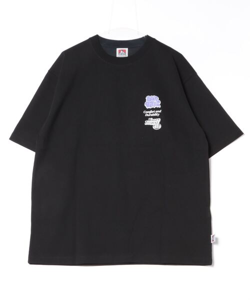 Right-on(ライトオン)の「【BEN DAVIS】オーバーラップ Tシャツ(Tシャツ/カットソー・メンズ・ブラック/ブルー/ホワイト・MEDIUM/LARGE/X-LARGE)」の6枚目の写真