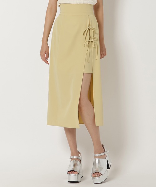 レイヤードリボンスカート