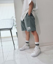 ZI-ON（ジーオン）の「ピスネーム付き スウェットハーフパンツ（スウェットパンツ）」