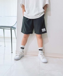 ZI-ON（ジーオン）の「ピスネーム付き スウェットハーフパンツ（スウェットパンツ）」
