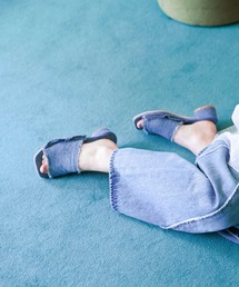 KBF | デザインヒールスクエアトゥミュール(サンダル)