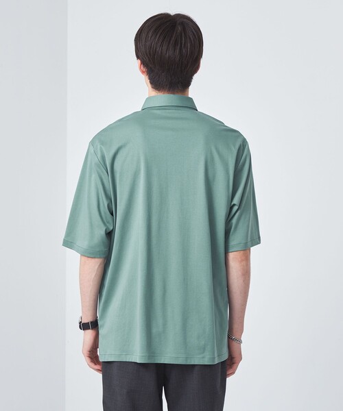 green label relaxing（グリーンレーベルリラクシング）の「【WEB限定】JUSTFIT エアリー ソフト シャツ（シャツ/ブラウス・メンズ・ホワイト/ブラック/ネイビー/ターコイズブルー・S/M/L/XL）」の11枚目の写真