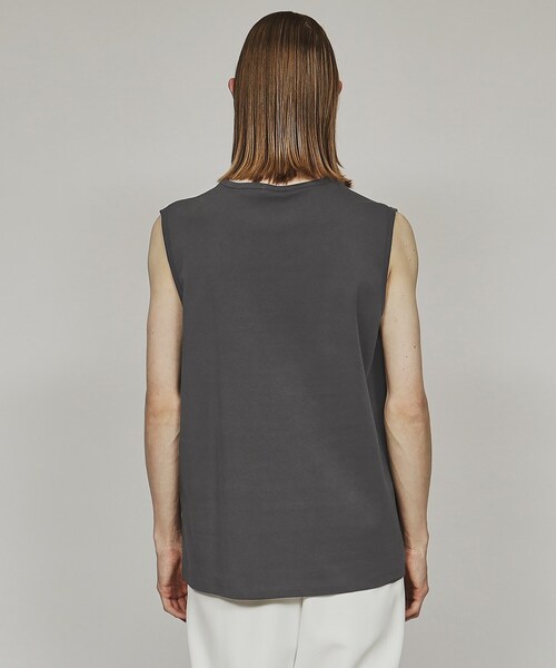 tk.TAKEO KIKUCHI(ティーケータケオキクチ)の「◆【接触冷感】ノースリーブ タンクトップ(Tシャツ/カットソー・メンズ・ブラック/チャコールグレー/ホワイト・01/02/03)」の7枚目の写真