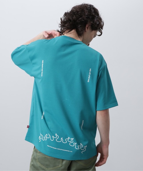 MANASTASH（マナスタッシュ）の「MANASTASH/マナスタッシュ/RE:POLY TEE UNIFORM/リポリTシャツ ユニフォーム（Tシャツ/カットソー・メンズ・エメラルド/ブラック/ホワイト・S/M/L/XL）」の4枚目の写真