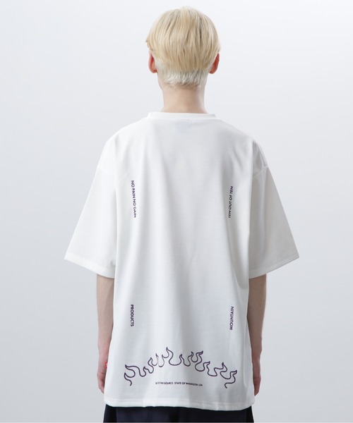 MANASTASH（マナスタッシュ）の「MANASTASH/マナスタッシュ/RE:POLY TEE UNIFORM/リポリTシャツ ユニフォーム（Tシャツ/カットソー・メンズ・エメラルド/ブラック/ホワイト・S/M/L/XL）」の11枚目の写真