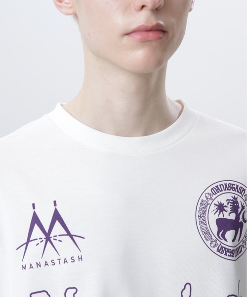 MANASTASH（マナスタッシュ）の「MANASTASH/マナスタッシュ/RE:POLY TEE UNIFORM/リポリTシャツ ユニフォーム（Tシャツ/カットソー・メンズ・エメラルド/ブラック/ホワイト・S/M/L/XL）」の12枚目の写真