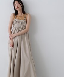 N.（N. Natural Beauty Basic） | ◆ダブルストラップキャミワンピース(ワンピース)