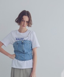 BAUM UND PFERDGARTEN / MANDI(デニムビスチェトップス)