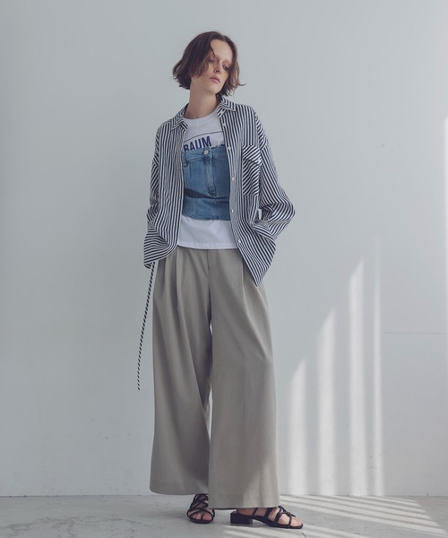 BAUM UND PFERDGARTEN / MANDI(デニムビスチェトップス)
