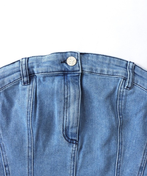 BAUM UND PFERDGARTEN / MANDI(デニムビスチェトップス)