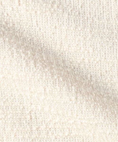 HONEYSUCKLE ROSE（ハニーサックルローズ）の「【HONEYSUCKLE ROSE】ツイードベスト半袖レイヤードTシャツ（ベスト・レディース・オフホワイト/ブラック・M/L）」の10枚目の写真