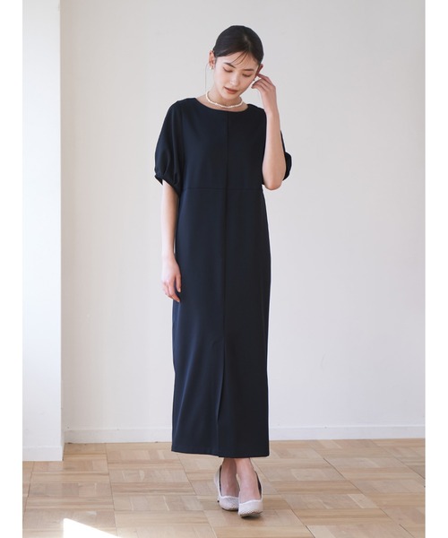 【セール】タックスリーブワンピース（ワンピース）｜Stylevoice for xxx（スタイルヴォイスフォー）
