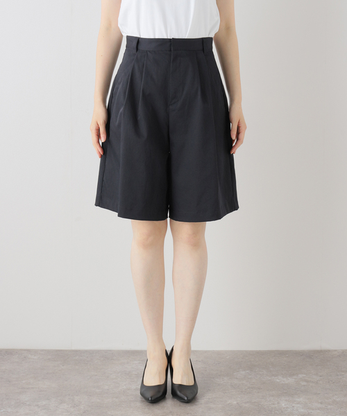 JOURNAL STANDARD(ジャーナルスタンダード)の「【&FUNCTION】タスランチノキュロットハーフパンツ(チノパンツ・レディース・ベージュ/ブラック・36/38)」の3枚目の写真