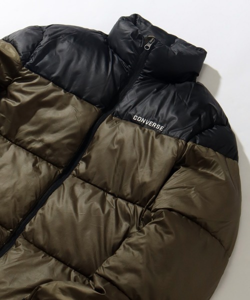 CONVERSE（コンバース）の「【CONVERSE/コンバース】リサイクルファイバーダウン 切り替え ジャケット（ダウンジャケット/コート・メンズ・ブラック/アイボリー/ブルー/カーキ・L/M/LL）」の5枚目の写真