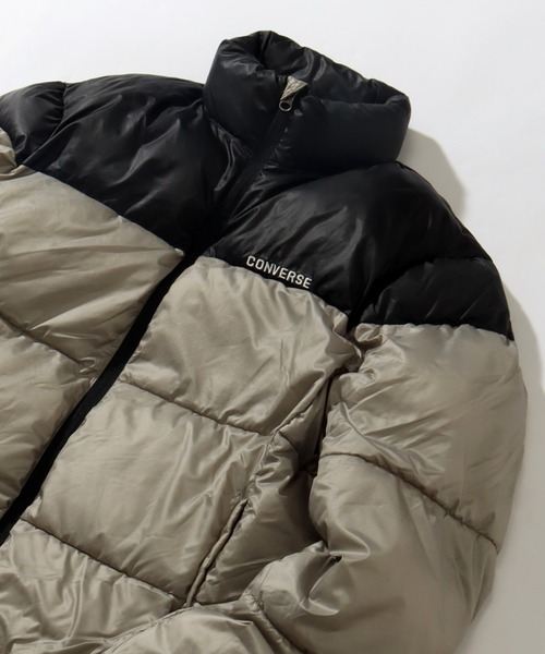 CONVERSE（コンバース）の「【CONVERSE/コンバース】リサイクルファイバーダウン 切り替え ジャケット（ダウンジャケット/コート・メンズ・ブラック/アイボリー/ブルー/カーキ・L/M/LL）」の6枚目の写真