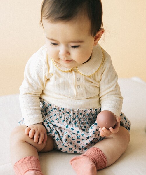 こども ビームス（コドモビームス）の「ベビー 総柄 細コール ブルマ 2024（70～90cm）（その他パンツ・キッズ・ホワイト系その他5/レッド・70/80/90t）」の9枚目の写真