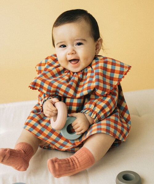 こども ビームス（コドモビームス）の「ベビー 総柄 細コール ブルマ 2024（70～90cm）（その他パンツ・キッズ・ホワイト系その他5/レッド・70/80/90t）」の3枚目の写真