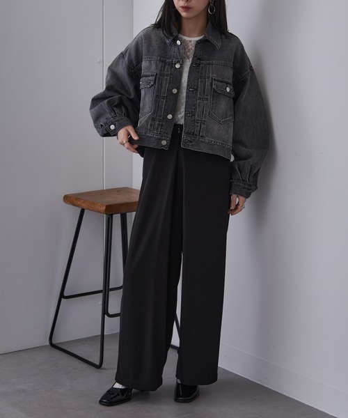 RED CARD TOKYO(レッドカード)の「【RED CARD】Lafayette 72W18001 デニムジャケット Gジャン(デニムジャケット・レディース・ブルー/グレー・1/0)」の19枚目の写真