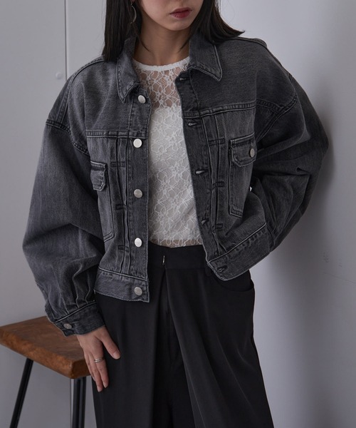 RED CARD TOKYO(レッドカード)の「【RED CARD】Lafayette 72W18001 デニムジャケット Gジャン(デニムジャケット・レディース・ブルー/グレー・1/0)」の12枚目の写真