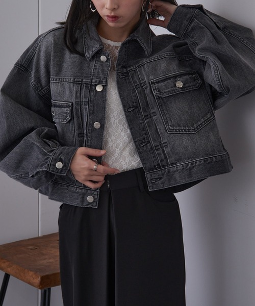 RED CARD TOKYO(レッドカード)の「【RED CARD】Lafayette 72W18001 デニムジャケット Gジャン(デニムジャケット・レディース・ブルー/グレー・1/0)」の13枚目の写真