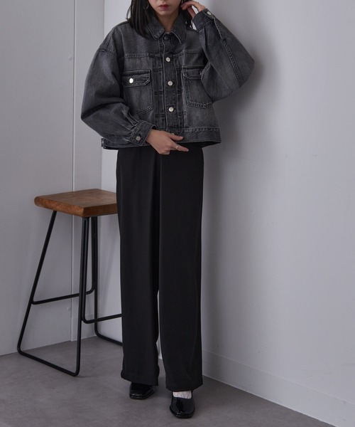 RED CARD TOKYO(レッドカード)の「【RED CARD】Lafayette 72W18001 デニムジャケット Gジャン(デニムジャケット・レディース・ブルー/グレー・1/0)」の22枚目の写真