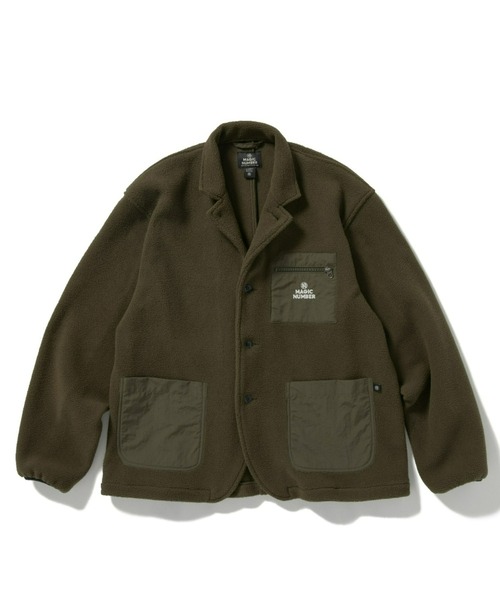 MAGIC NUMBER（マジック ナンバー）の「【MAGIC NUMBER】BOA SACK JACKET / ボアサック ジャケット（その他アウター・メンズ・オリーブ/ブラック・LARGE/X-LARGE/MEDIUM）」の14枚目の写真