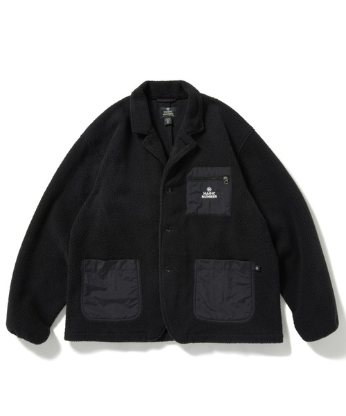 MAGIC NUMBER（マジック ナンバー）の「【MAGIC NUMBER】BOA SACK JACKET / ボアサック ジャケット（その他アウター・メンズ・オリーブ/ブラック・LARGE/X-LARGE/MEDIUM）」の13枚目の写真