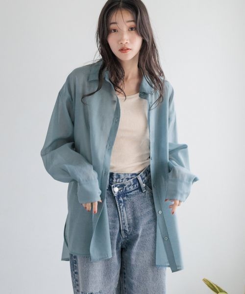 LOWRYS FARM（ローリーズファーム）の「スタイルＵＰベロアカップ　133777（キャミソール・レディース・アイボリー/ブルー/ブラウン/グリーン・FREE）」の8枚目の写真