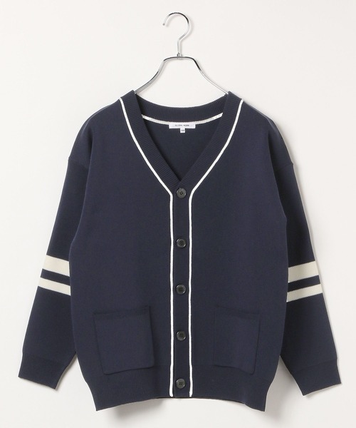 GLOBAL WORK（グローバルワーク）の「リッチライトニットVカーデ/123802（カーディガン/ボレロ・キッズ・ネイビー/アイボリー/ブラック・120cm/160cm/150cm/140cm/130cm）」の11枚目の写真