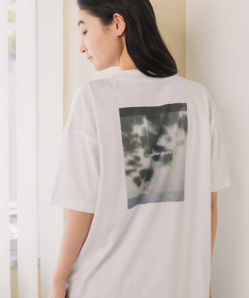 【 】カルバンクライン フォトプリント 半袖Tシャツ セール】メタフォトプリント Tシャツ（Tシャツ/カットソー