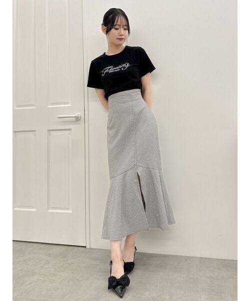 dazzlin(ダズリン)の「フォトフィットマーメイドスカート(スカート・レディース・その他1/ブラウン/グレー/ピンク・SMALL/MEDIUM)」の12枚目の写真