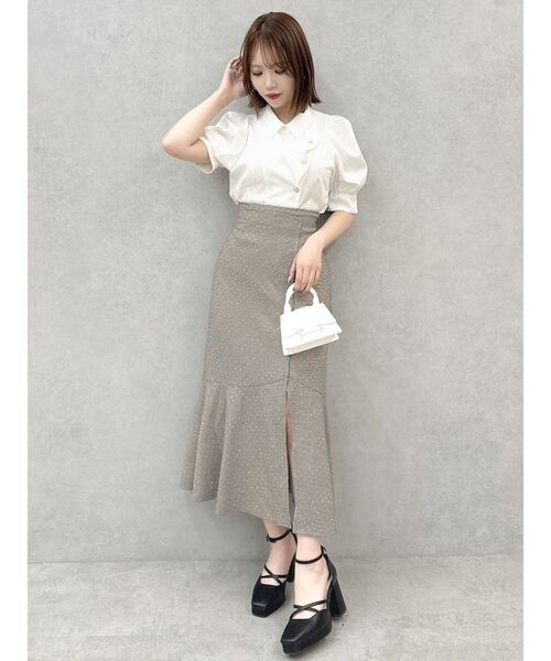 dazzlin(ダズリン)の「フォトフィットマーメイドスカート(スカート・レディース・その他1/ブラウン/グレー/ピンク・SMALL/MEDIUM)」の19枚目の写真