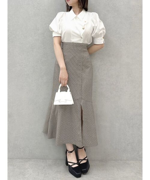 dazzlin(ダズリン)の「フォトフィットマーメイドスカート(スカート・レディース・その他1/ブラウン/グレー/ピンク・SMALL/MEDIUM)」の21枚目の写真