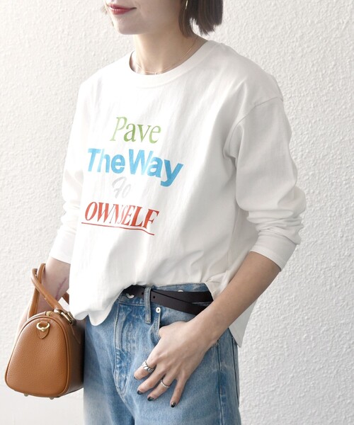 アロー様 ラウンドヘムTシャツ セール】【SHIPS any別注】THE KNiTS:〈洗濯機可能〉ラウンド